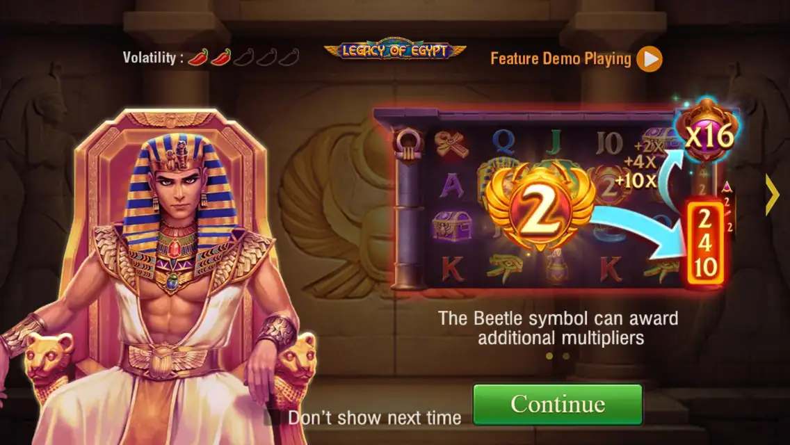 Legacy of Egypt Slot im Online-Gaming